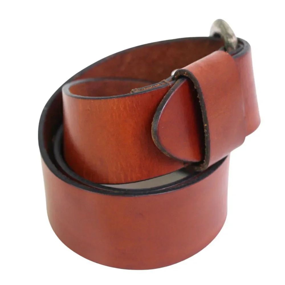 CLASSIC BROWN GENUINE LEATHER 1 1/2